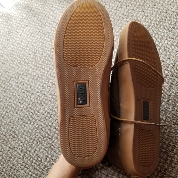 Polo Brown Tedd Leather Boot Shoe - Picture 8 of 8